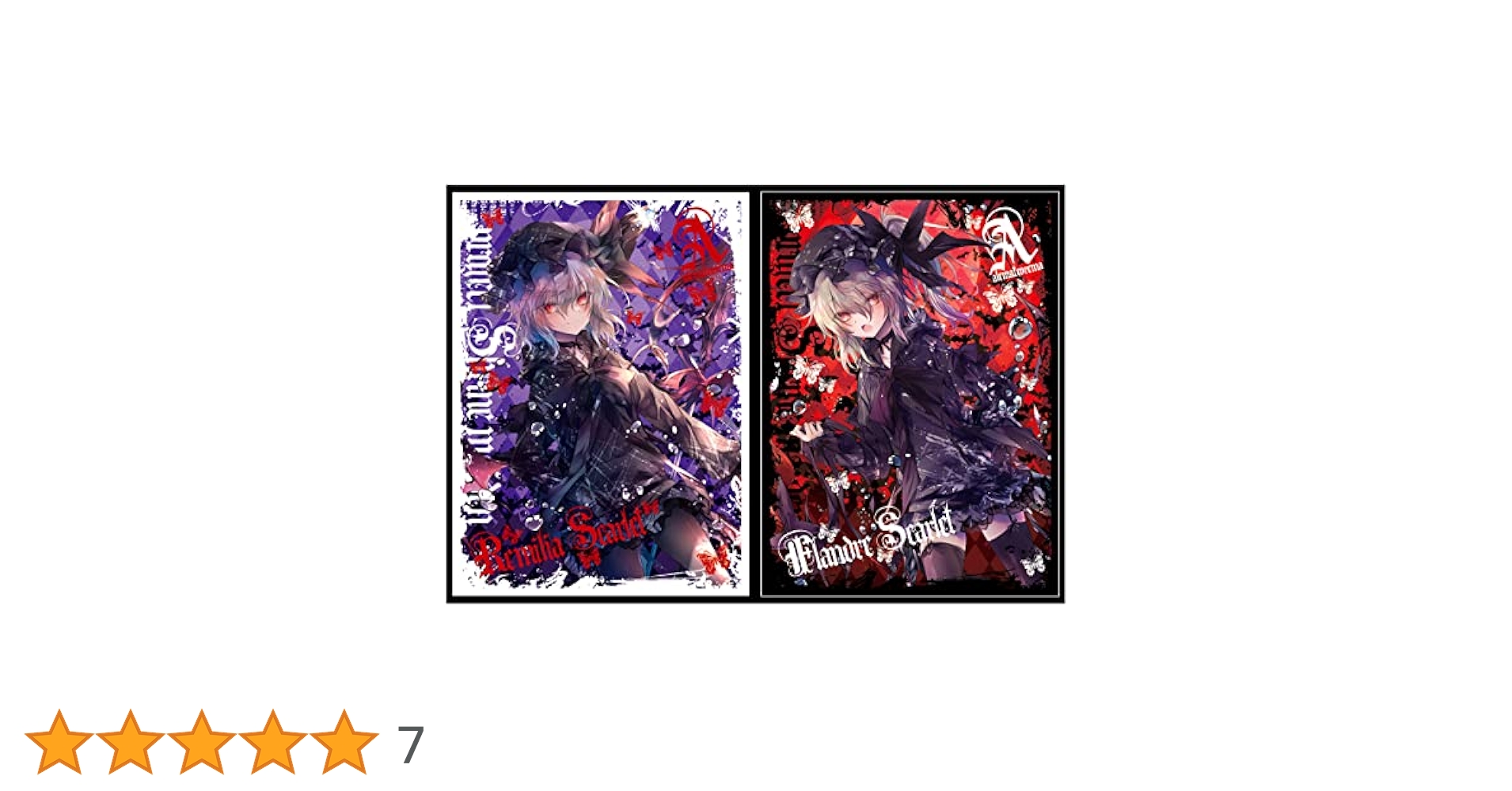 アレマテオレマ レミリア フラン スリーブ 新品】東方Project カードスリーブ2種セット「レミリア